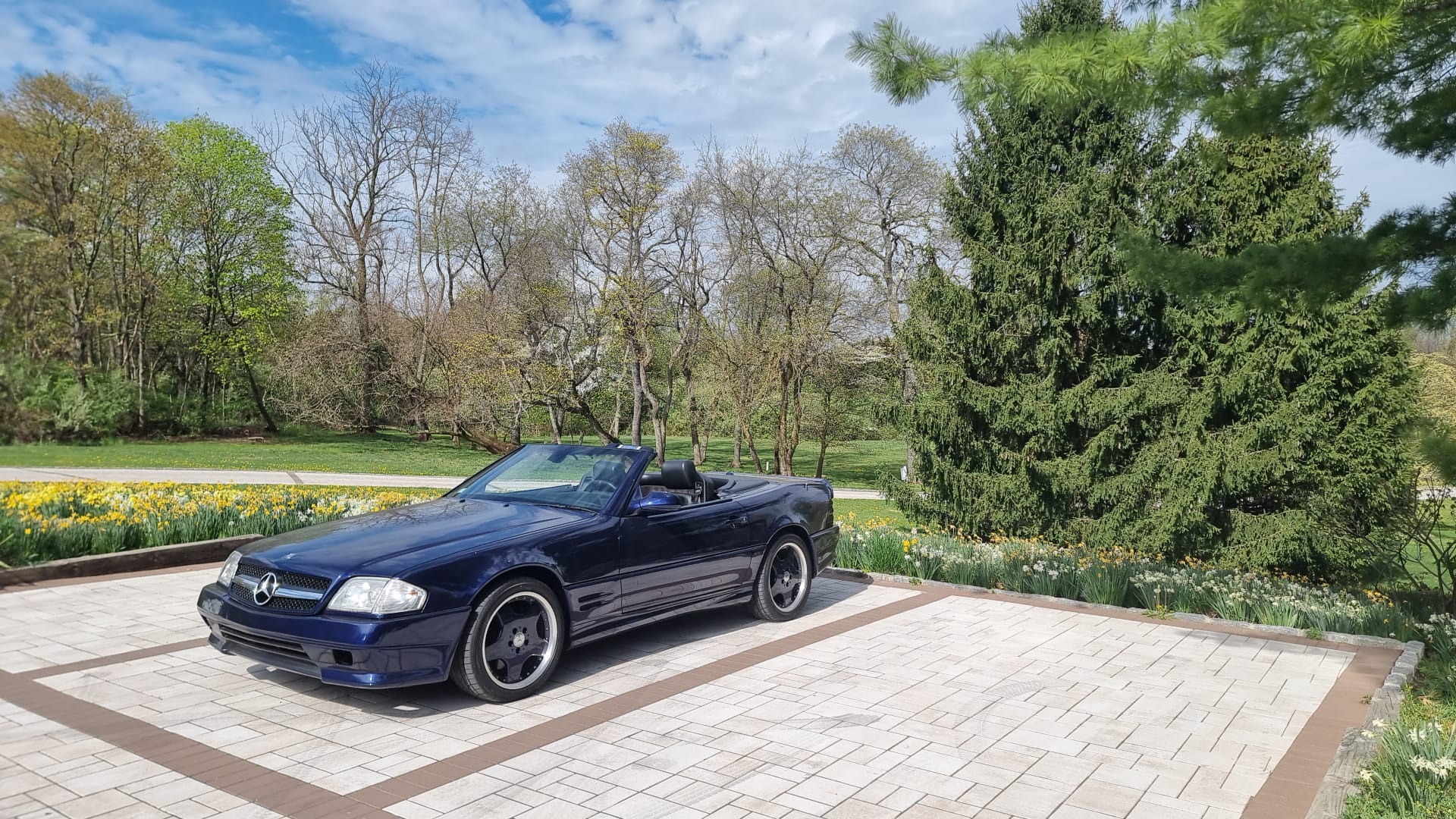 SL Convertible wedding vehicle photo 2